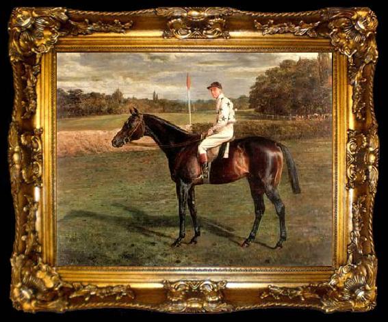 framed  unknow artist Classical hunting fox, Equestrian and Beautiful Horses, 210., ta009-2